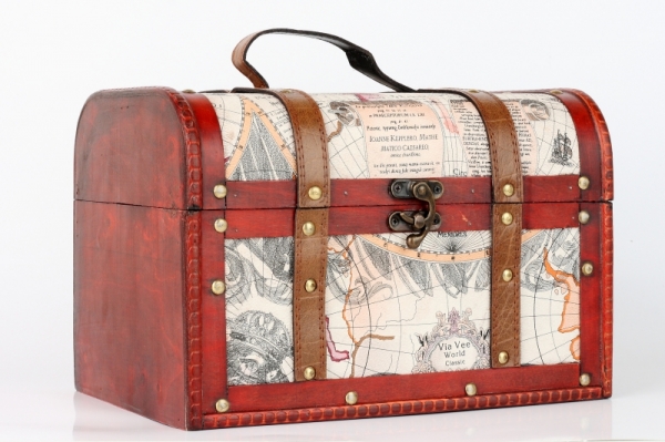 Retro kufrík cestovateľ