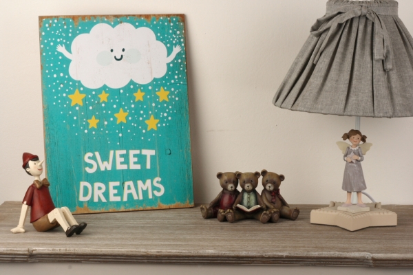 Retro medvedíky s knihou 20cm