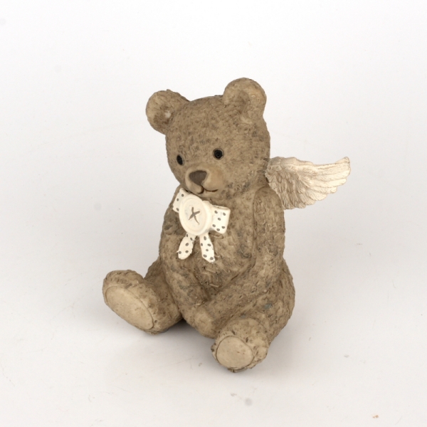Retro medvedík s krídlami 9x9x13cm