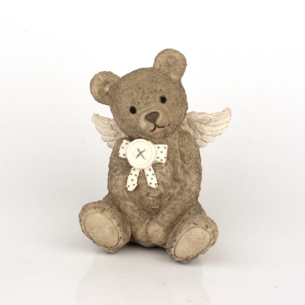 Retro medvedík s krídlami 9x9x13cm