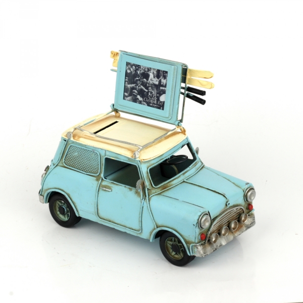 Retro model auta s fotorámikom 20x10x13cm
