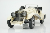 Retro model automobilu s rolovacie strechou 26cm