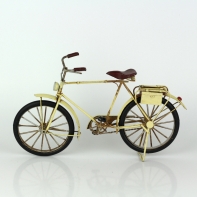 Retro model bicykel béžové 29 cm
