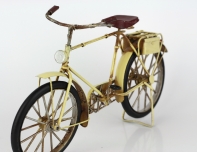 Retro model bicykel béžové 29 cm