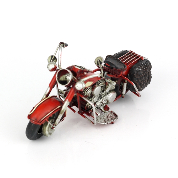 Retro model motorka Red devil 19cm