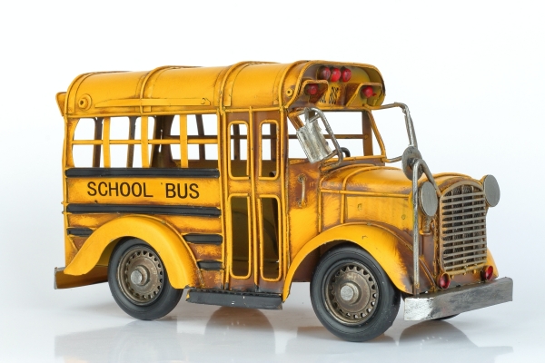 Retro model školský autobus USA 27cm