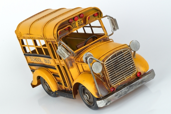 Retro model školský autobus USA 27cm