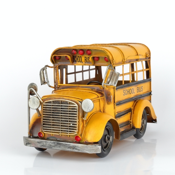 Retro model školský autobus USA 27cm