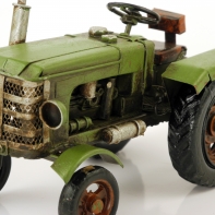 Retro model traktor 15x9,5x11cm