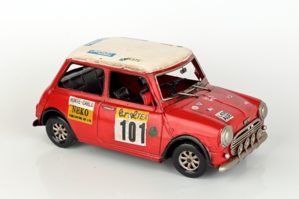 Retro model veterána rallye 28cm