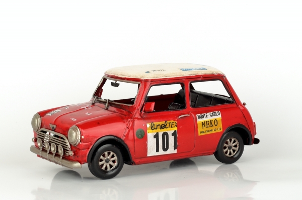 Retro model veterána rallye 28cm