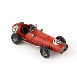 Retro model pretekárske auto 28cm