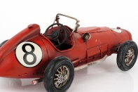 Retro model pretekárske auto 28cm