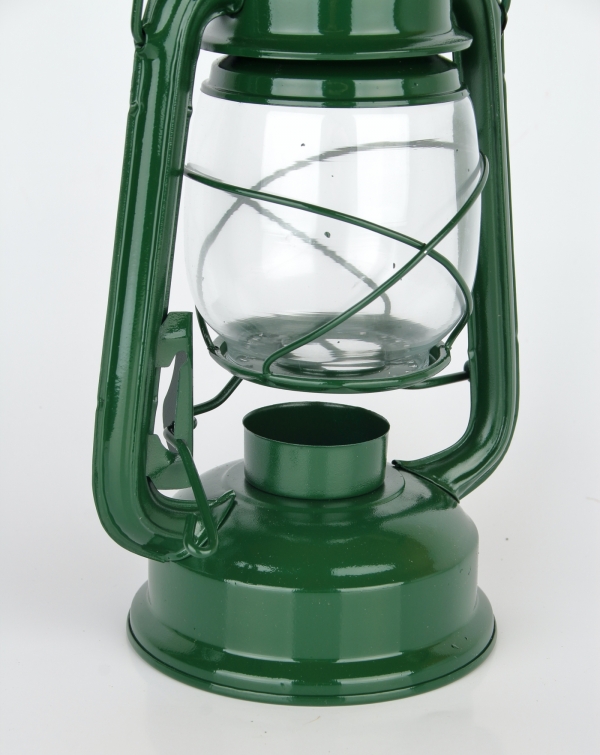 Retro petrolejová lampa 11,5x15x24,1cm tmavá