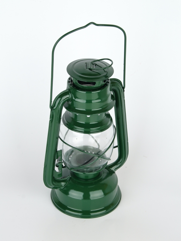 Retro petrolejová lampa 11,5x15x24,1cm tmavá