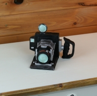 Retro pokladnička fotoaparát 17x13cm