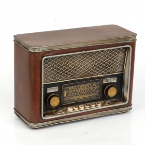 Retro pokladnička rádio 24x10x16cm