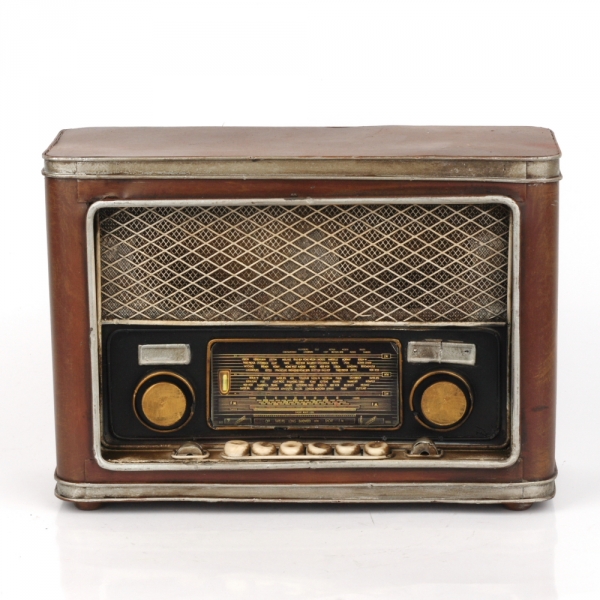 Retro pokladnička rádio 24x10x16cm