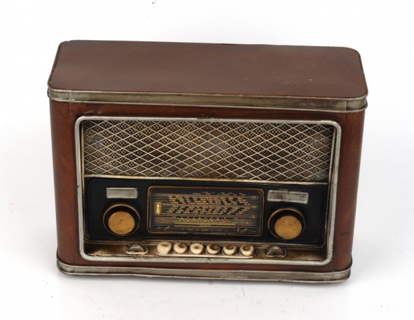 Retro pokladnička rádio 24x10x16cm