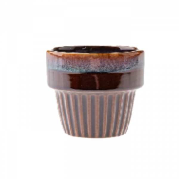 Retro sada 4 šálok na turka 100ml - vzor 70.-80 leta