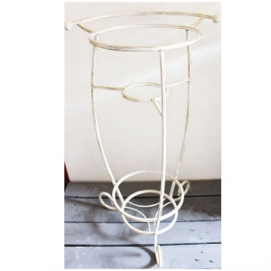 Retro stojan na umývadlo biele