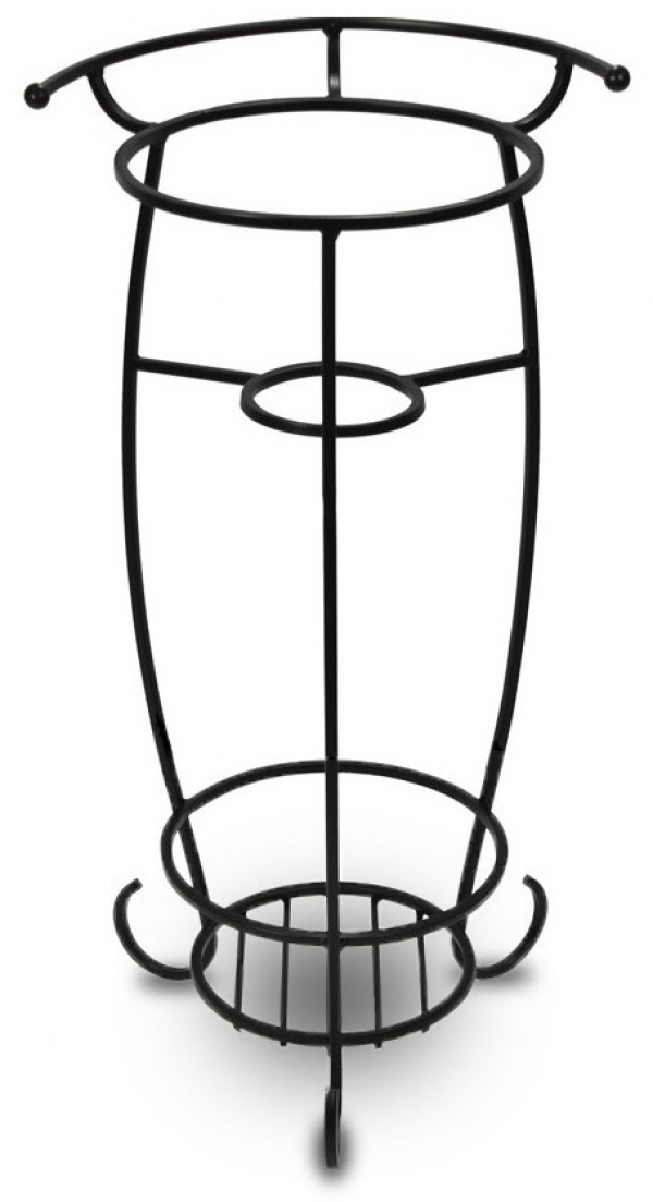 Retro stojan na umývadlo čierny