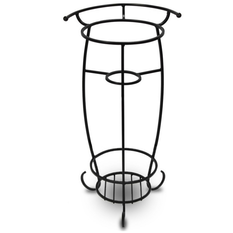 Retro stojan na umývadlo čierny