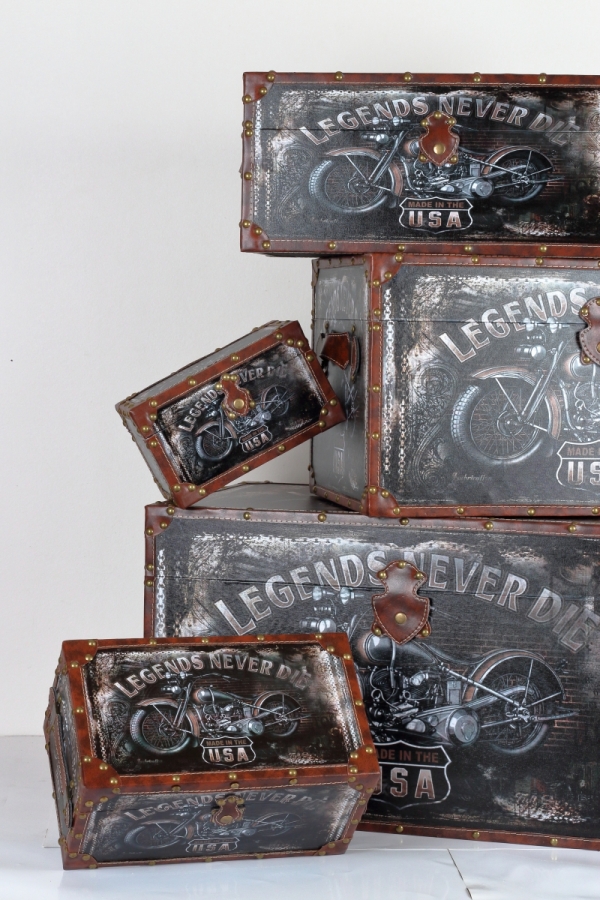 Retro truhla / kufor Legends never die 35x21x19cm 2,1kg