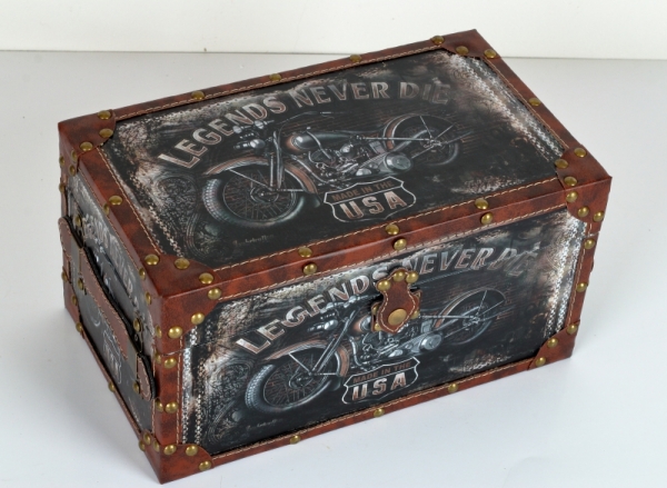 Retro truhla / kufor Legends never die 35x21x19cm 2,1kg