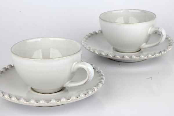 Šálka s tanierikom na espresso Pearl 0,07l