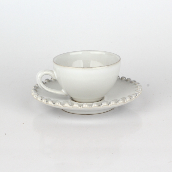 Šálka s tanierikom na espresso Pearl 0,07l