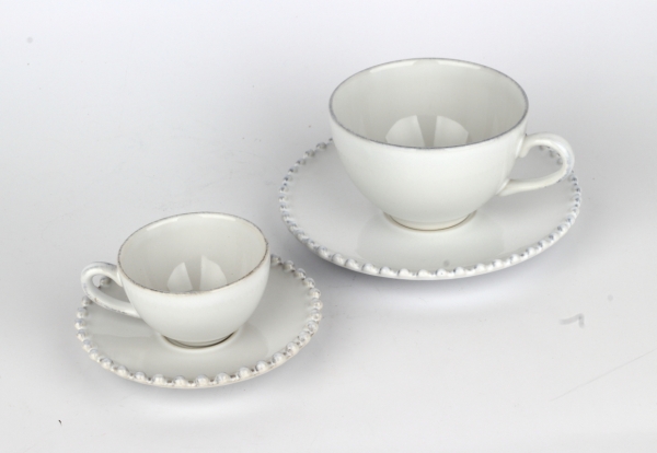 Šálka s tanierikom na espresso Pearl 0,07l