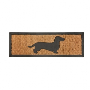 Rohožka jazvečík guma / kokosové vlákno 75x26cm