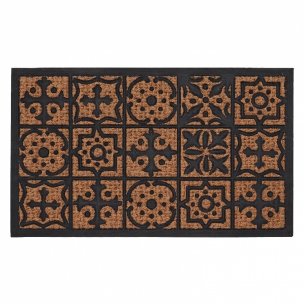 Rohožka k dverám mozaika 75x45cm