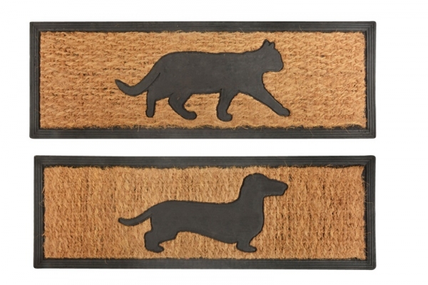 Rohožka mačka guma / kokosové vlákno 75x26cm