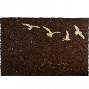 Rohožka kokosová letiaci vták tmavá 60x40cm