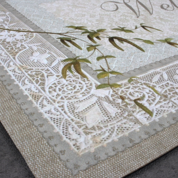 Rohožka s vtáčikmi Welcome 44x74cm