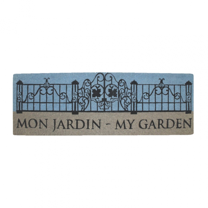 Rohožka vonkajšia záhrada modrá