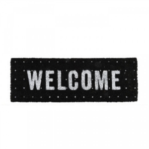 Rohožka WELCOME 75,5x25,5x2cm čierna