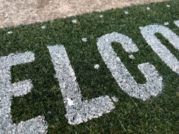 Rohožka WELCOME 75,5x25,5x2cm zelená