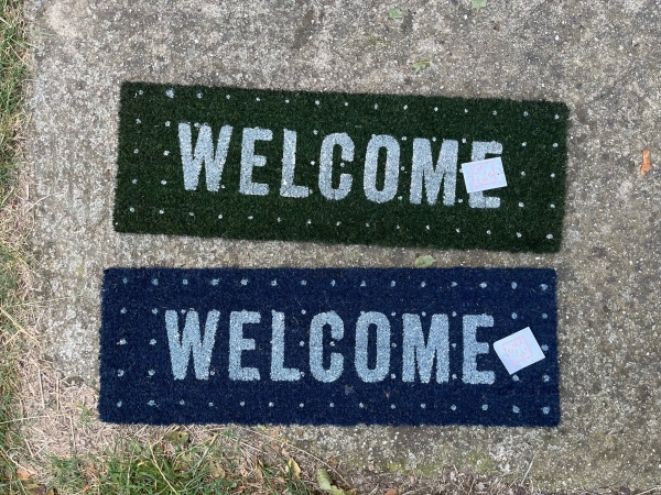 Rohožka WELCOME 75,5x25,5x2cm zelená