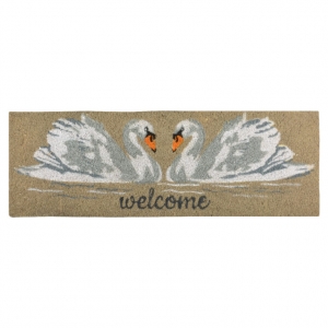 Rohožka z kokosu labute 75x25x1,8cm