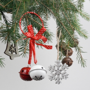 Rolničky na zavesenie na kruhu 4cm