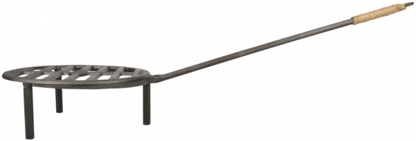 Rošt nad ohnisko s madlom 27x78x25 cm