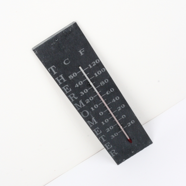 Ručne gravírovaný bridlicový teplomer 45cm