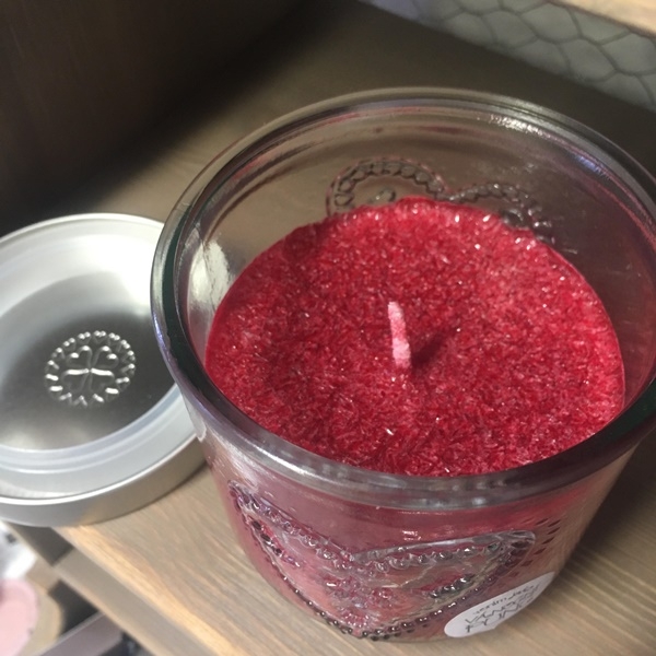 Ručne odlievaná sviečka v pohári vianočné punč 480g