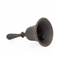Ručné zvonček liatinový 21,5 cm