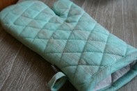 Rukavice / chňapka - tyrkysová