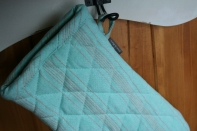 Rukavice / chňapka - tyrkysová