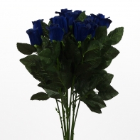 Ruža zamatová modrá 72cm